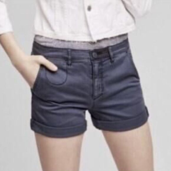 Anthropologie Chino Relaxed Gray Shorts | Size 27 - Picture 1 of 7